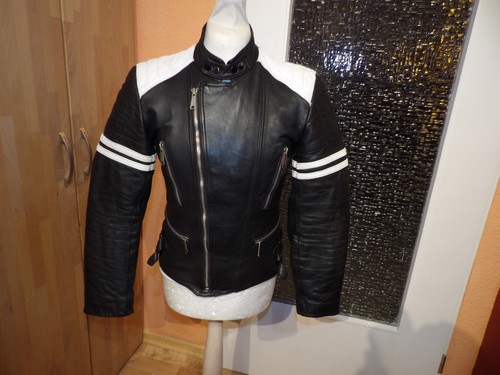 Moto cuir 80er - cuir,
