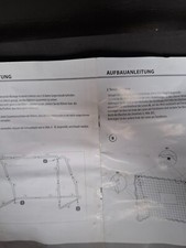 Jugend Fußballspiel Tor aus Metall mit Netz und Plane zum Torwand schießen. 