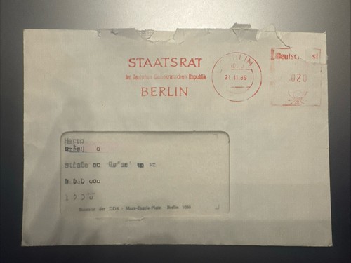 Ddr staatsrat brief - ddr,