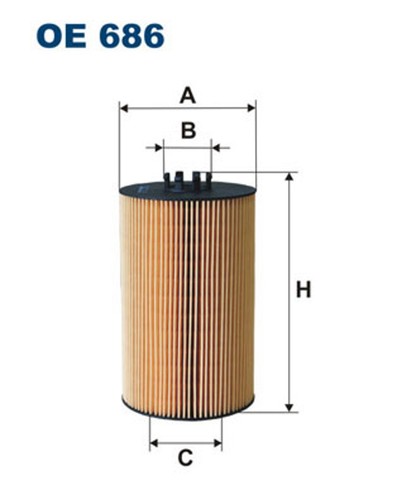 Filtron ölfilter 686 - filtron, oe