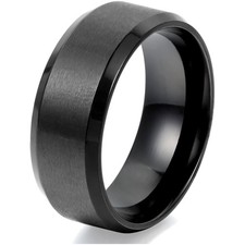 Herren Ring Edelstahl Schmuck