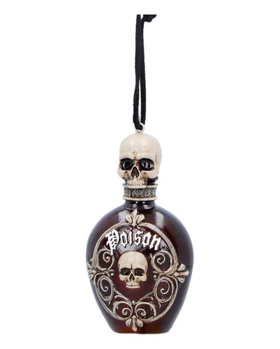 Poison bottle totenkopf hänge - poison,