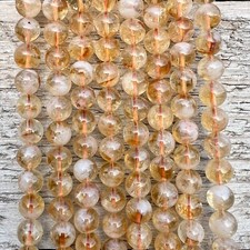 Echte Citrin 4 6 8 10mm Perlen