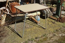 Vintage kleiner Campingtisch grün 48cm x 59cm x 56cm 1970er 80er Retro klappbar