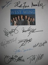 West Wing Signed Script X11