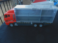 C Kinder-Spielzeug Cargo Truck in Rot-Grau Klappen lassen sich öffnen