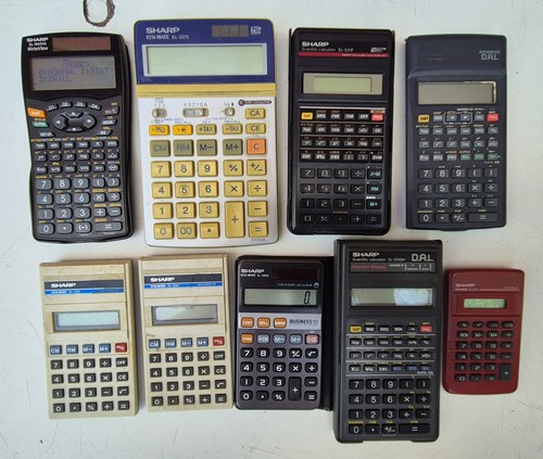Sharp taschenrechner konvolut - sharp,