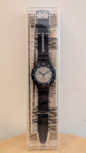 Vintage swatch aqua chrono uhr - aqua,