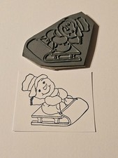 Stempel 'Schneemann' für Kartengestaltung, Kaleidoskop-Die Stempelschmiede