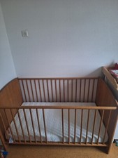 Babybett 140x70 echtholz - 140x70,