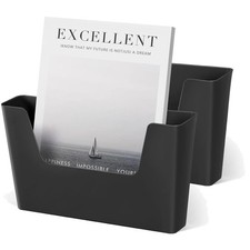 Zeitungshalter Wand Schwarz 2