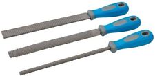 Holzraspeln 200 mm Set 3-tlg. Flach-, Halbrund- und Rundraspel Feilen Raspeln