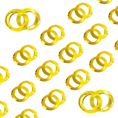 Doppel ring konfetti gold - doppel,
