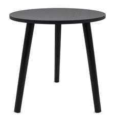 Holz Beistelltisch schwarz