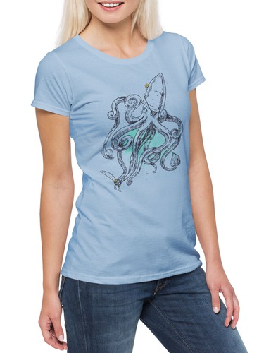 Octopus pirate damen - pirate, t-shirt
