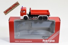 Herpa 1:87 H0 - MAN F 2000 WLF mit Abrollmulde "Feuerwehr" - Art. 043656 - F 836