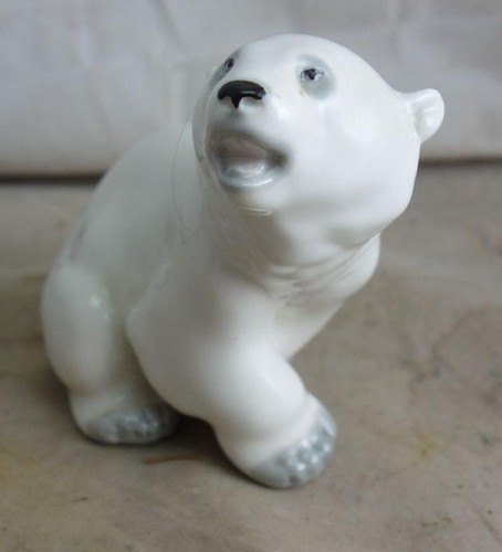 Porzellan figur bär eisbär - porzellan,