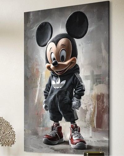 Micky maus leinwand bild - micky,