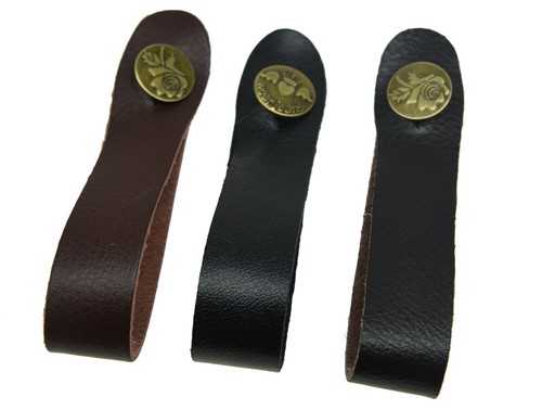 Real leather strap - leather, fits