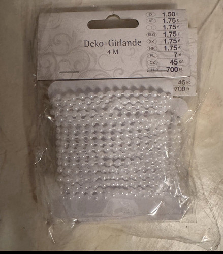 Deko girlande perlenkette - deko-girlande,