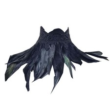 Feder cape schal punk gothic - schal,