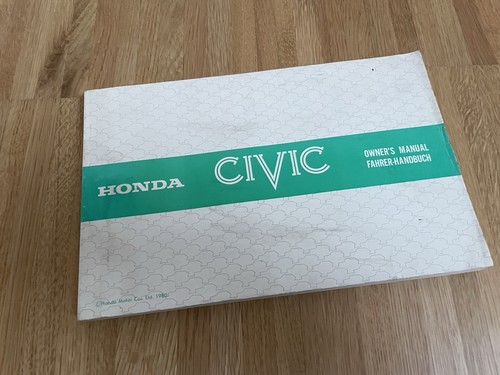 Honda civic 1980 operation - honda,