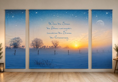 Teiliges stoffbanner set - stoffbanner,