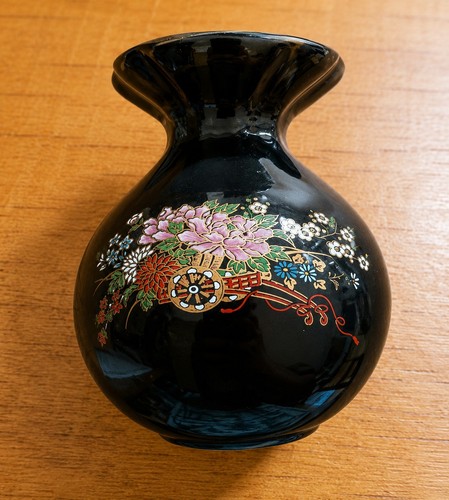 Vintage keramikvase japan stil - vintage,