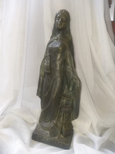 Heilige barbara statue - heilige,