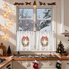 Küchengardinen Weihnachten