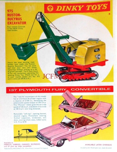 Dinky toys ruston bucyrus - dinky,