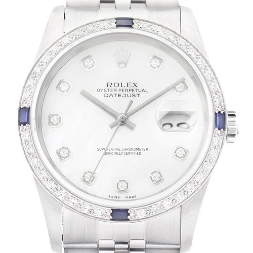 Rolex datejust 18k gold ss - rolex,