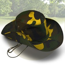 MILITÄR BUSCHHUT MIT DRUCKKNOPF ARMY BOONIE SONNENHUT BW TROPENHUT DSCHUNGELHUT