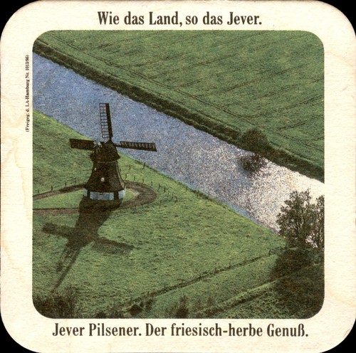 Bierdeckel jever nr - bierdeckel,