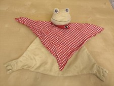 Ikea Fabler Groda Schmusetuch Frosch Frog Schnuffeltuch Halstuch Fliege kariert