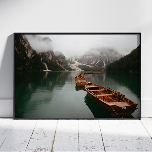 Holzboote pragser wildsee - wildsee, |