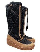 DIADORA Winterstiefel Damen Stiefel Gr. DE 41 schwarz-wollweiß