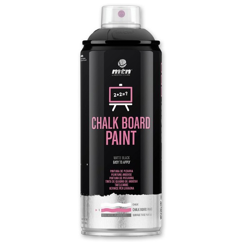 Kreidetafel lack spray - spray, schwarz