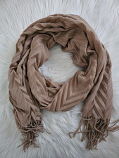 ♥ Blogger Janina Kik Schal Winterschal Strickschal Tuch braun Zickzack NEU ♥