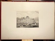 HOTEL DE VILLE 1867 LITHOGRAPHIE Paris Architektur Kunst Gravure Historisch RAR