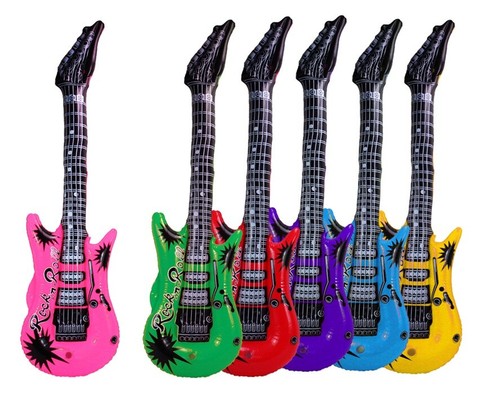 Gitarre luftgitarre aufblasbar - luftgitarre,