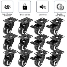 Lenkrollen mit Bremse 4er Set