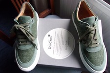Monaco Duck München Sneakers grün Loden+Leder 39 neuwertig, mit orig. Karton