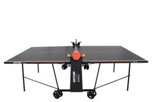 KETTLER Einsteiger Tischtennis-Platte Basic Outdoor Ping Pong Tisch mit Netz kla