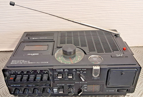 Jvc radio cass recorder - tv,