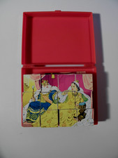 Vintage * Holz-Würfel Puzzle