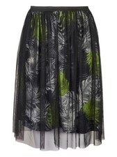 Damen Rock Tüllrock Mesh 2