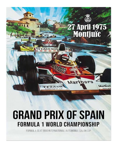 Vintage formel rennkunst - formel, 1