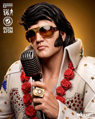 Elvis presley 1 24 - elvis, 1/4-1/24
