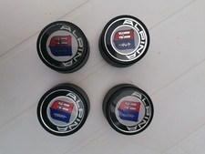 4x ALPINA STYLE Radnabenkappen Felgendeckel Nabenkappe Emblem 55mm